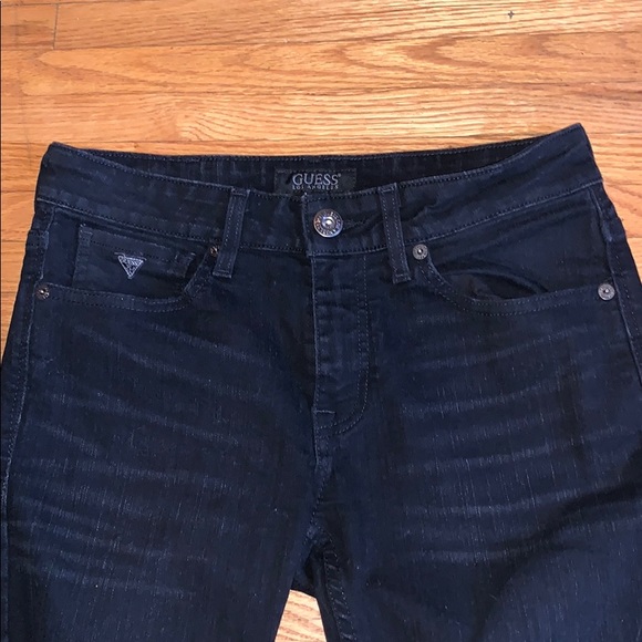 Black pair of “skinny” Guess Los Angeles jeans. - Picture 3 of 4